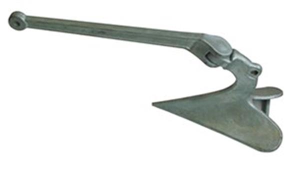 Pulluk tipi çıpa, galvaniz 27KG