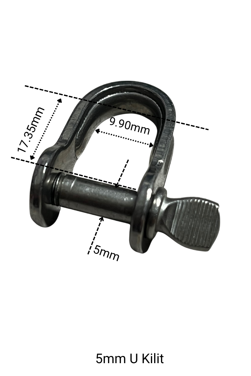 U Kilit Vidalı 5mm 535